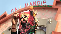 Rewriting History Through Cinema: A Reality? A burning poster of Panipat.