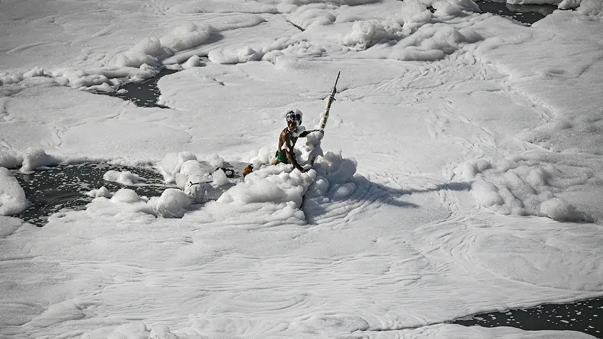 Delhi Government Plans Studies On Frothing In Yamuna, Microplastics In Groundwater