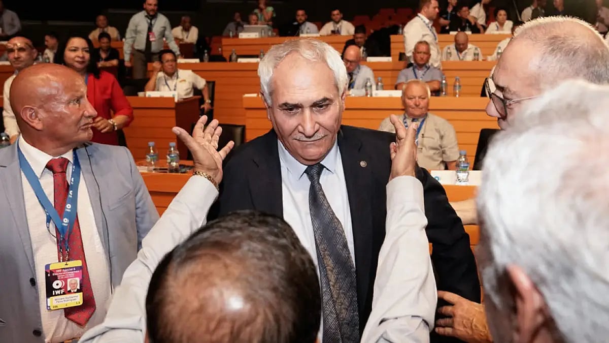 Mohammed Jalood is a longtime IWF official.