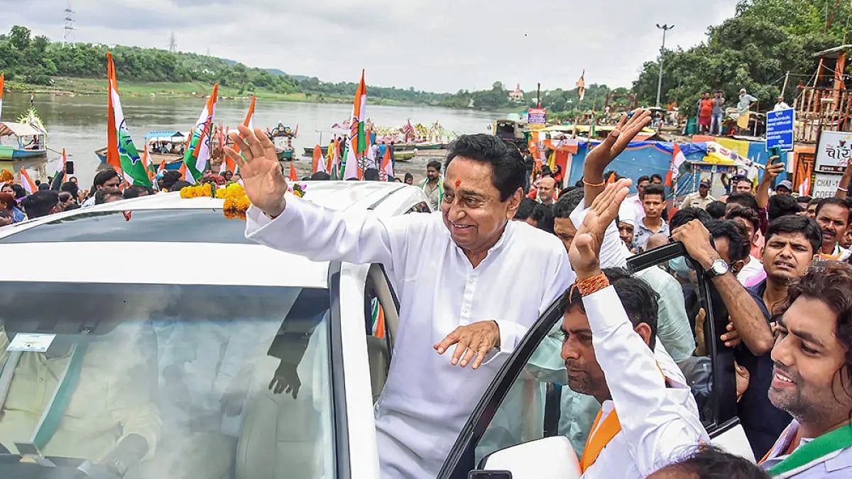 Kamal Nath campaigns for party's mayoral candidate