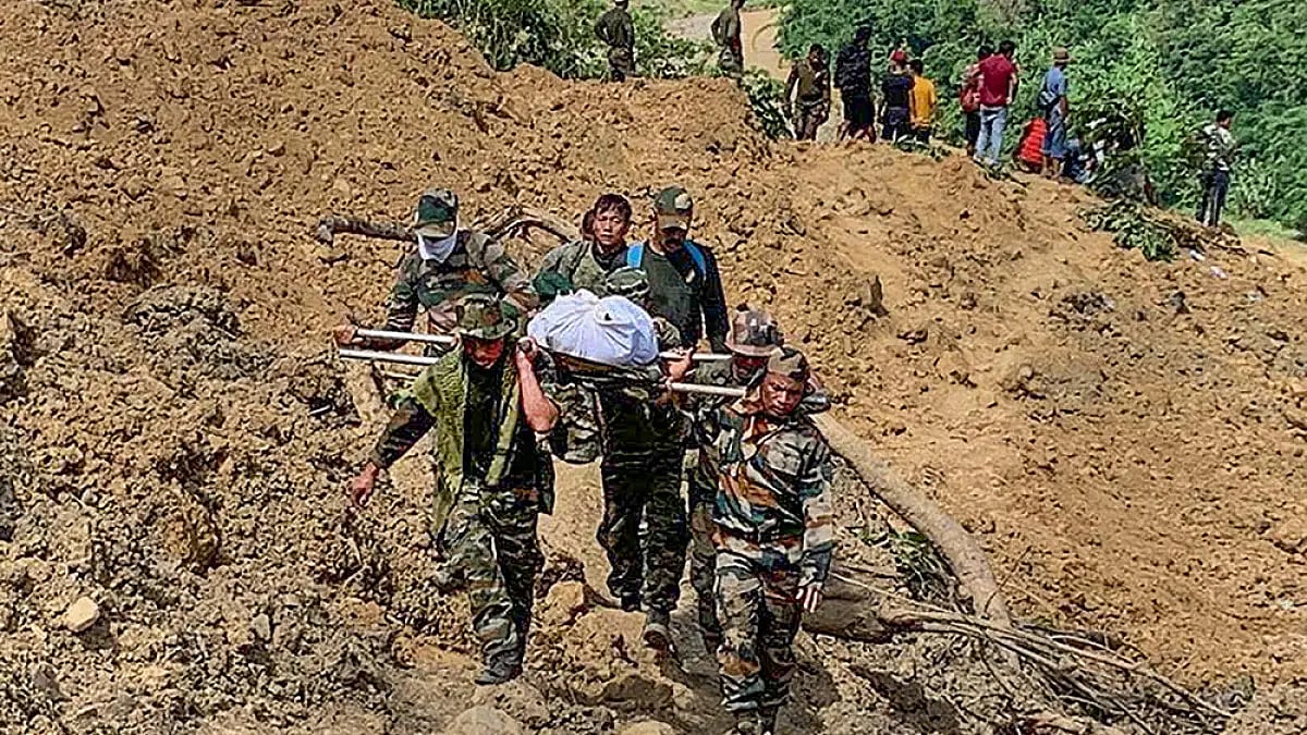 Manipur Landslide: Toll Rises To 29; Rains Hamper Rescue Operation