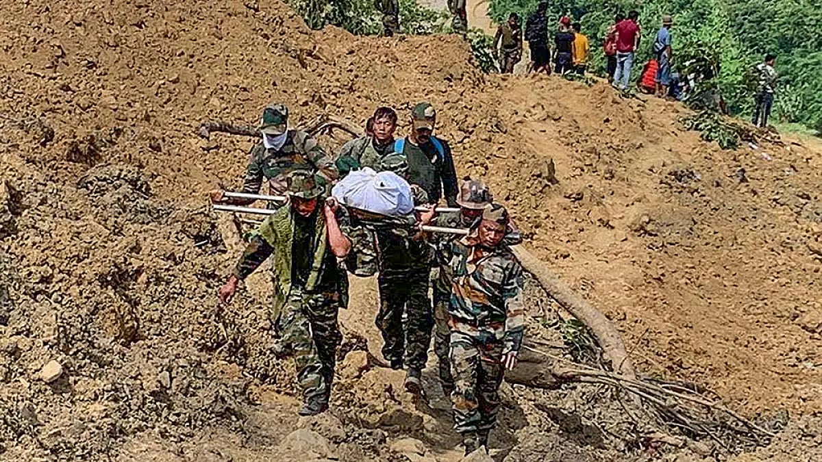 Manipur Landslide: Five More Bodies Retrieved; Toll Mounts To 47