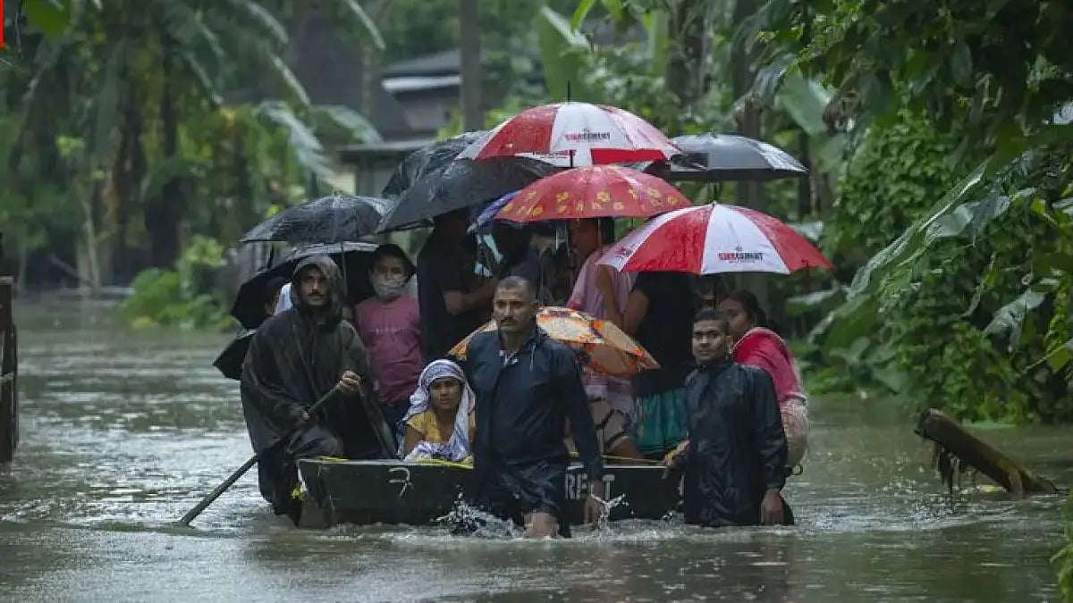 Assam floods. 