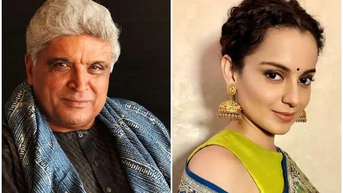 Kangana Ranaut and Javed Akhtar 