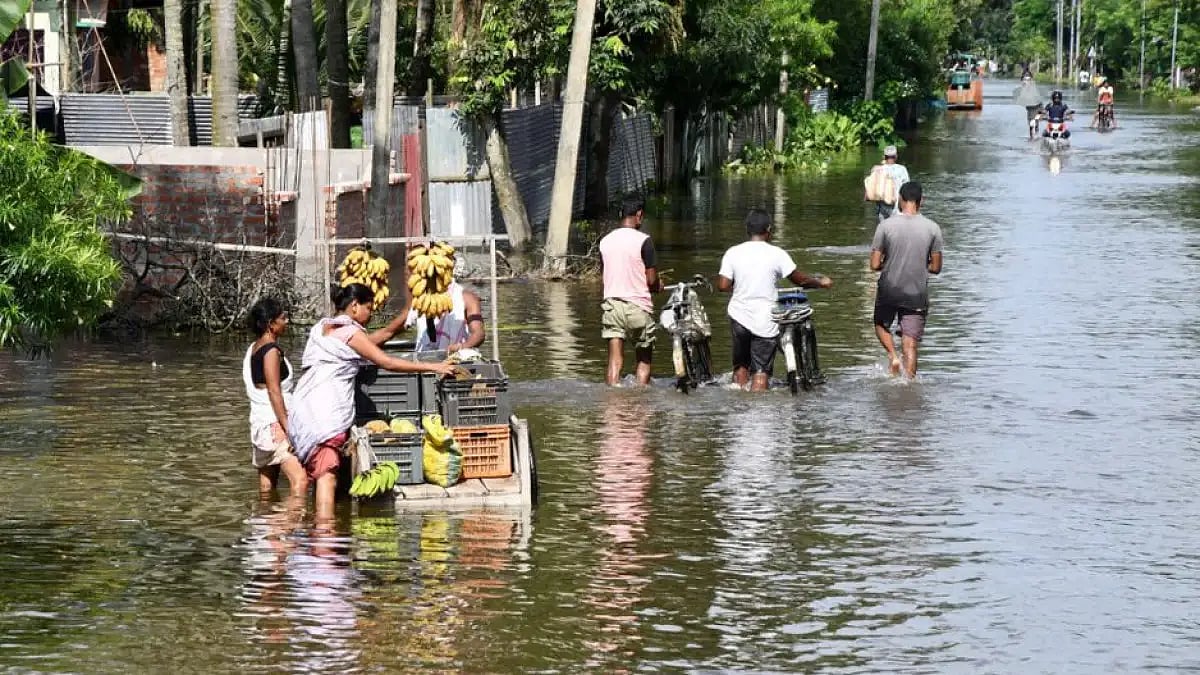 Assam Minister Reviews Flood Situation In Barak Valley