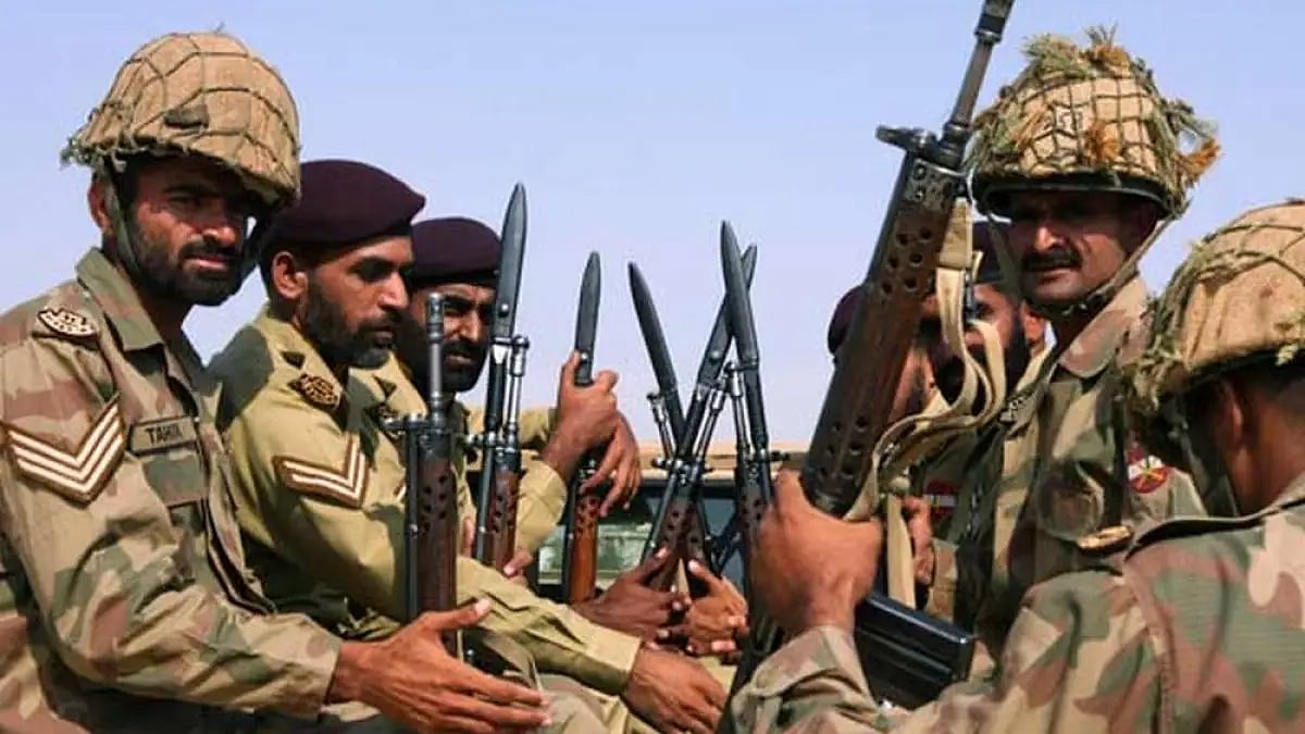 Representative image of Pakistan soldiers