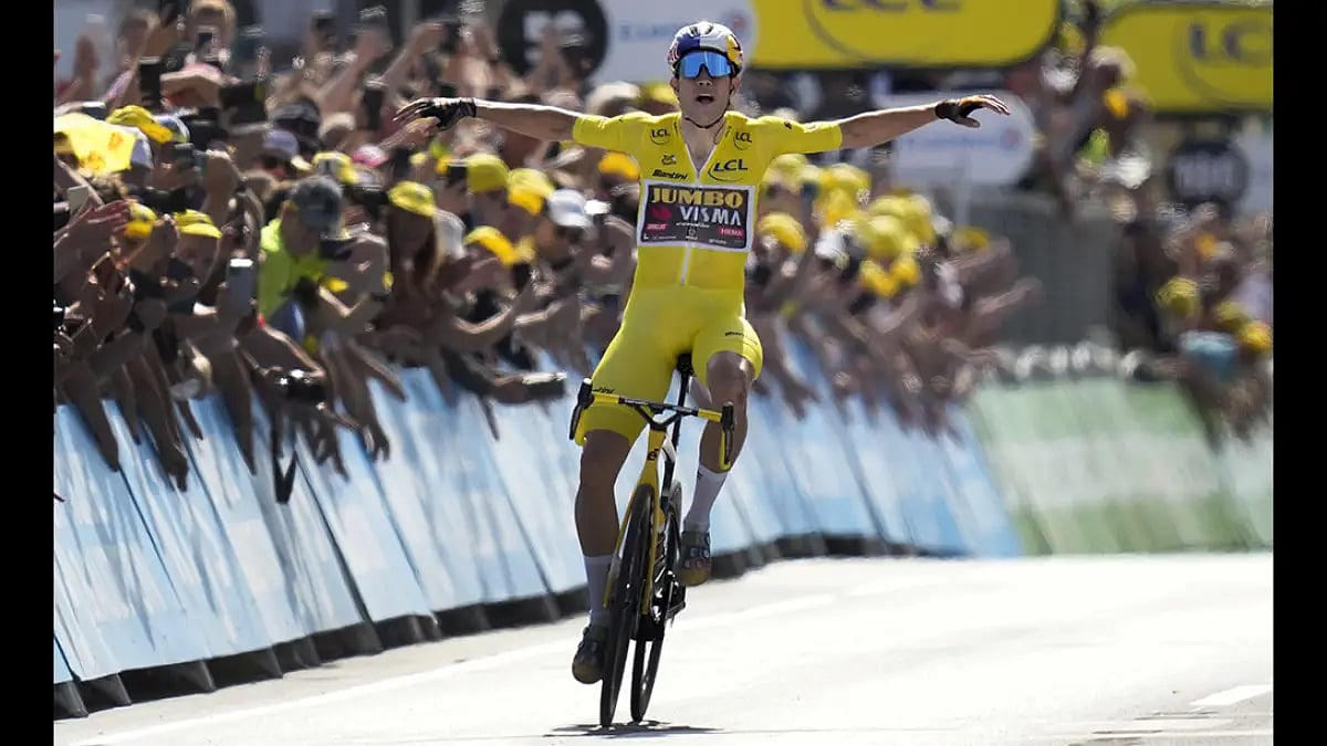 Tour De France 2022: Wout Van Aert Wins Stage 4 To Extend Overall Lead - In Pics