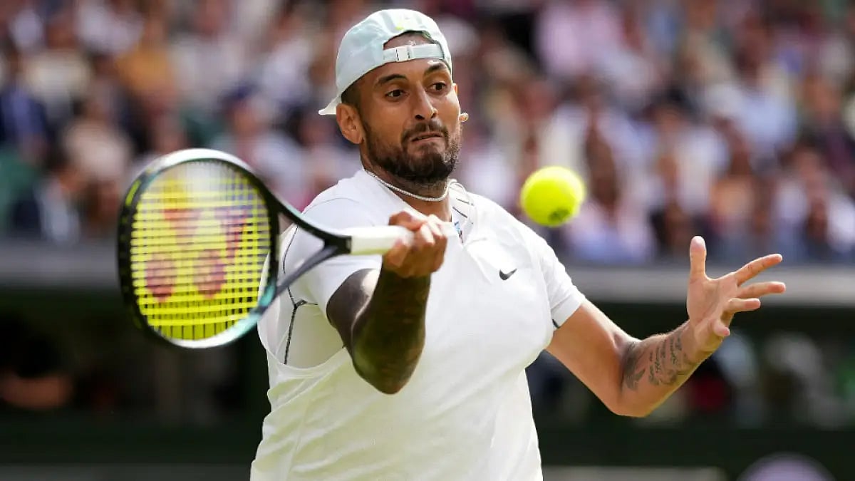 Nick Kyrgios is playing his third Grand Slam quarterfinal, second at Wimbledon.  