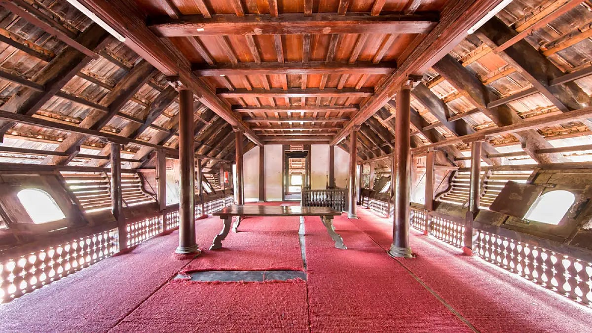 The 18th century Krishnapuram Palace is a showcase of the architectural traditions of Kerala