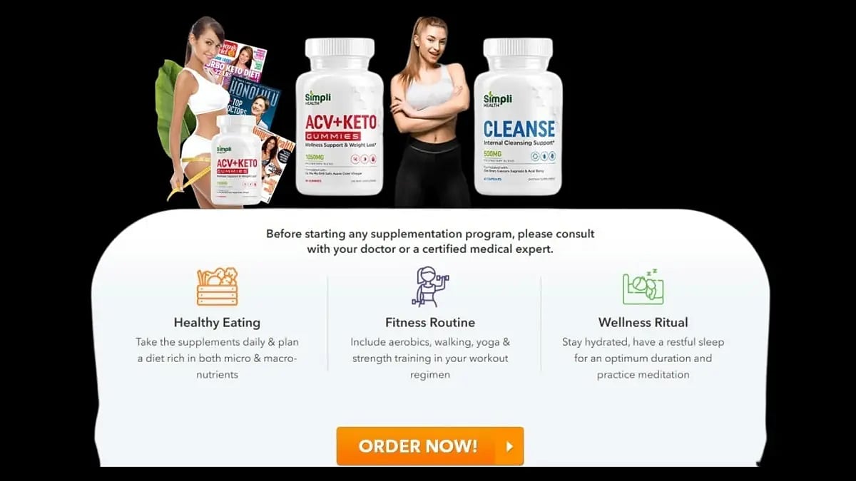 Simpli ACV Keto Gummies 