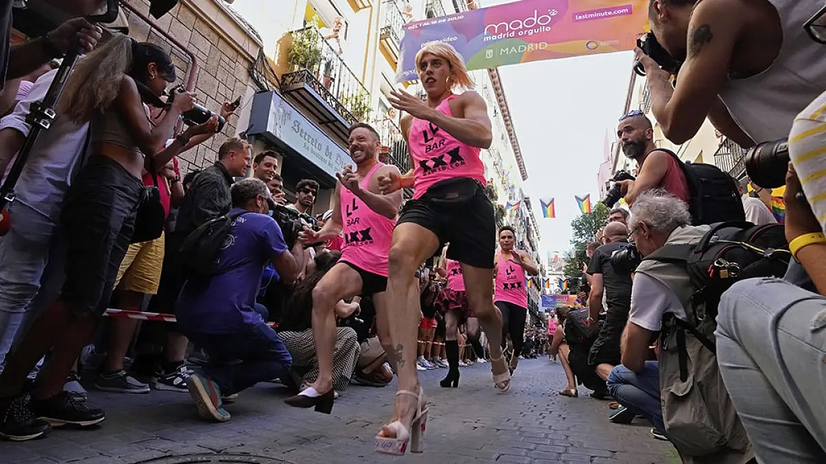 In Pictures: High Heels Race In Gay Pride Event In Spains Madrid