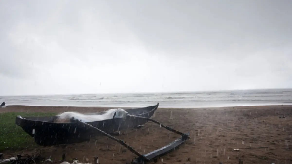 Monsoon shower in Goa