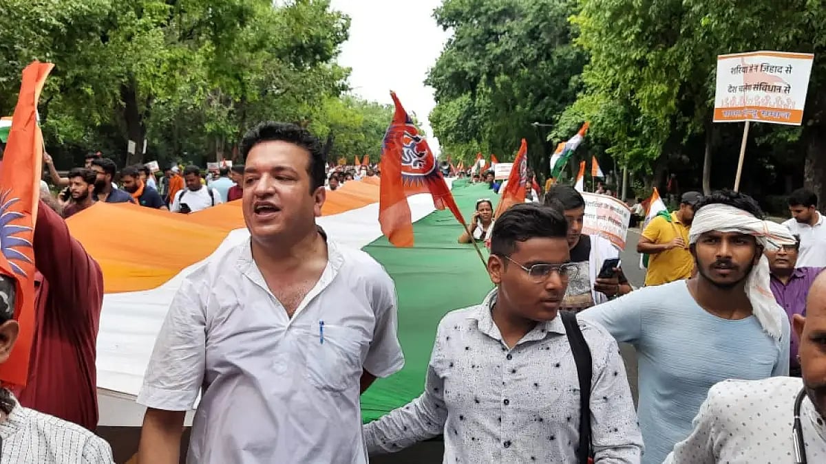 Vishwa Hindu Parishad's (VHP) 'Peace March' in Delhi