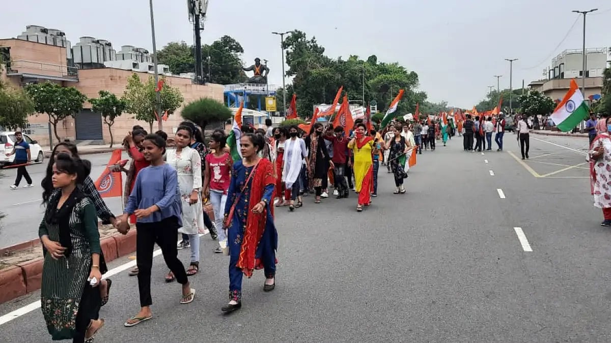 Hindu outfits organize 'Sankalp March' in Delhi