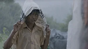 Video Grab from the Marathi short film 'Pavsacha Nibandh' directed by Nagraj Manjule