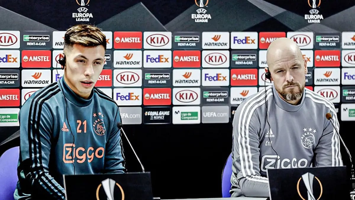 The move will see Lisandro Martinez rejoin manager Erik ten Hag.