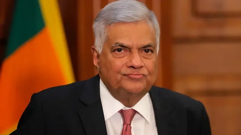 Sri Lankas acting President Ranil Wickremesinghe - null