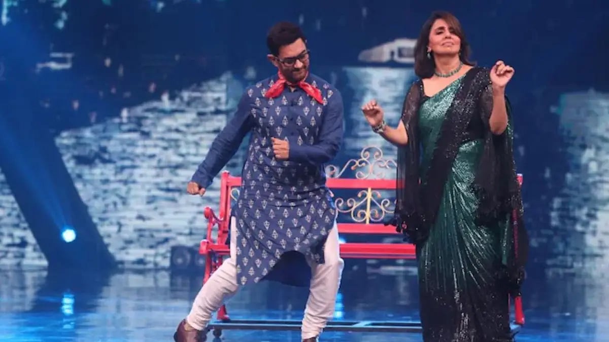 Aamir Khan and Neetu Kapoor