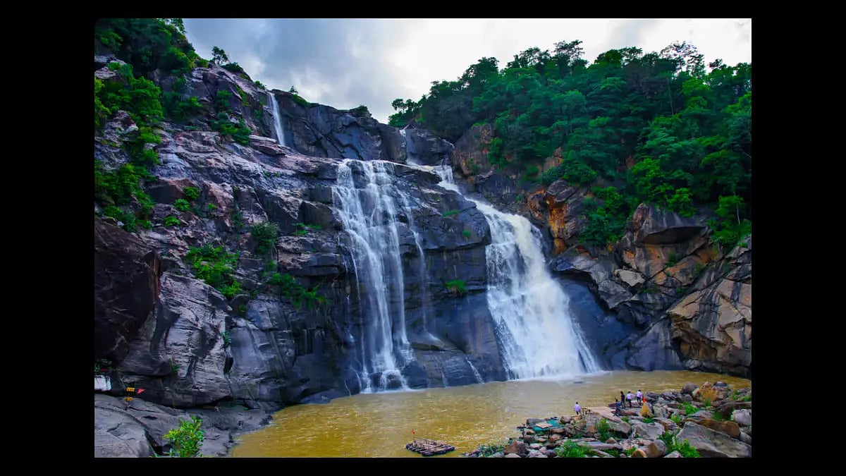 Hundru waterfalls near Ranchi in Jharkhand