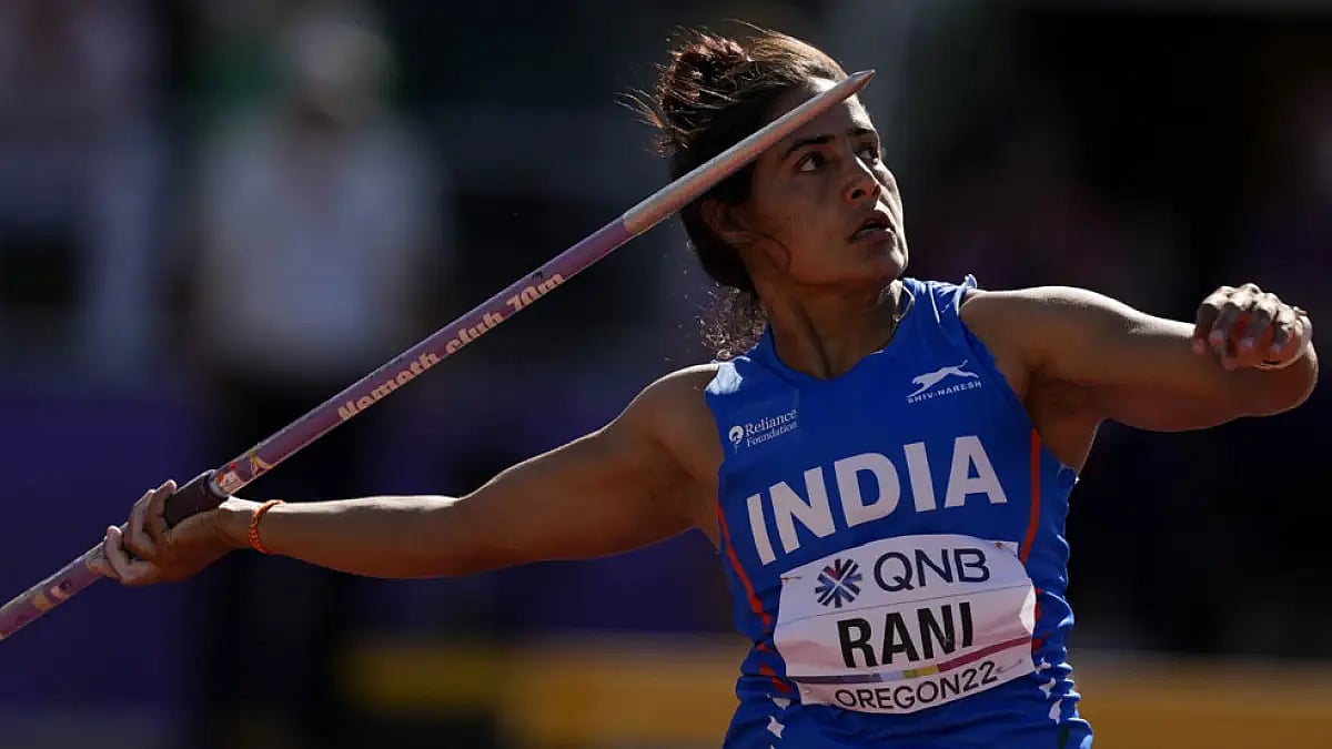Annu Rani was on the verge of ending her campaign after starting with a foul throw and 55.35m in her