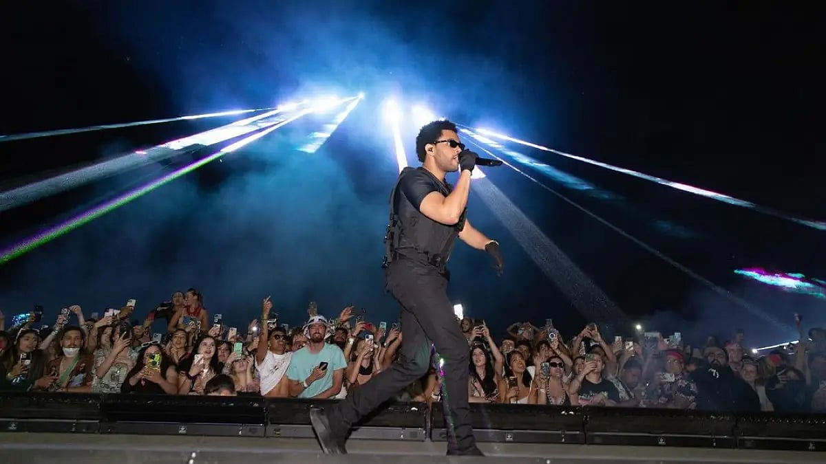 The Weeknd concert 