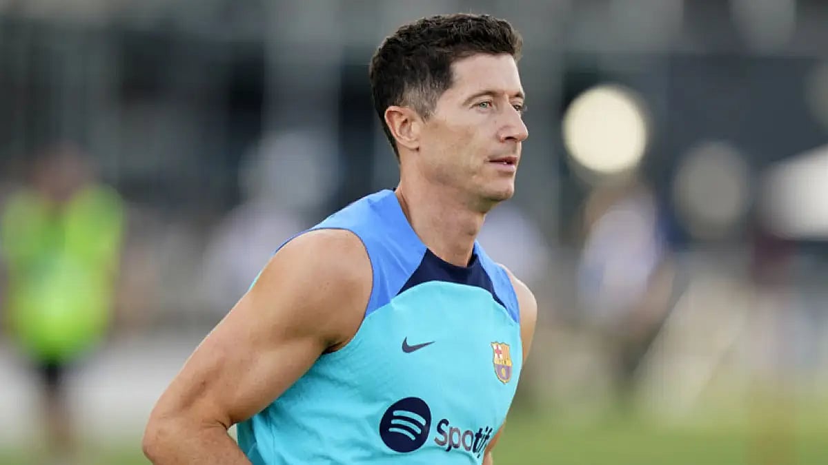 Robert Lewandowski could make his Barcelona debut against Real Madrid on Sunday. Here's how to watch