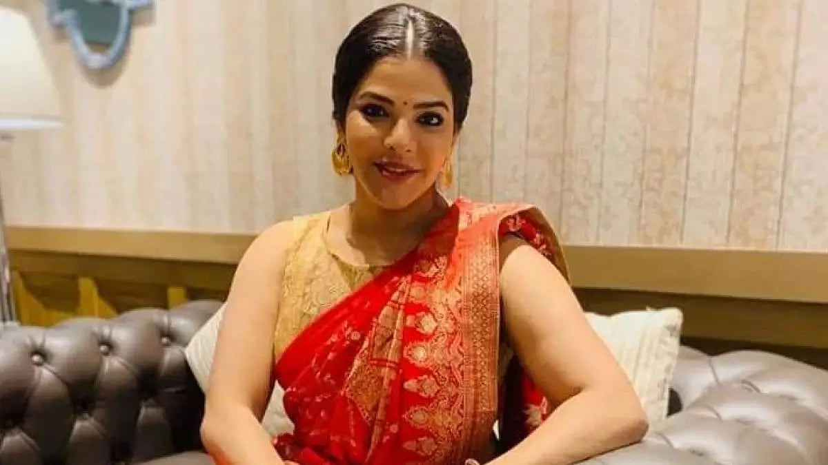 Actor and model Arpita Mukherjee, reported to be a close aide of TMC leader Partha Chatterjee