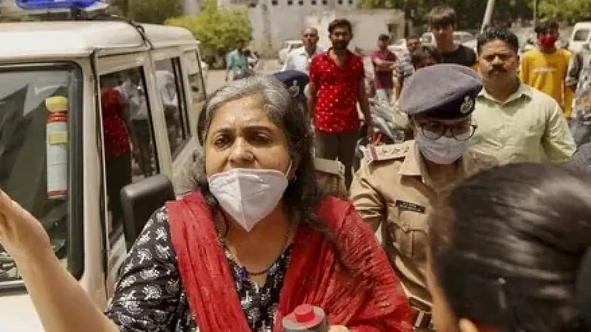 Social activist Teesta Setalvad 