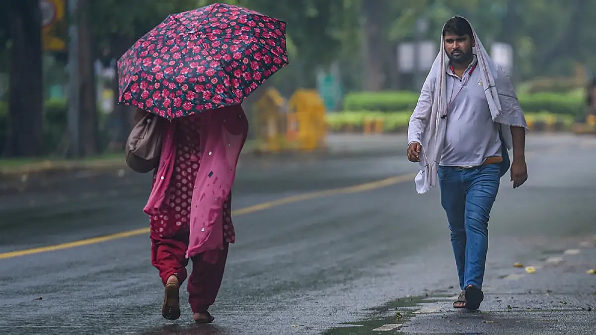 Rain in Delhi 