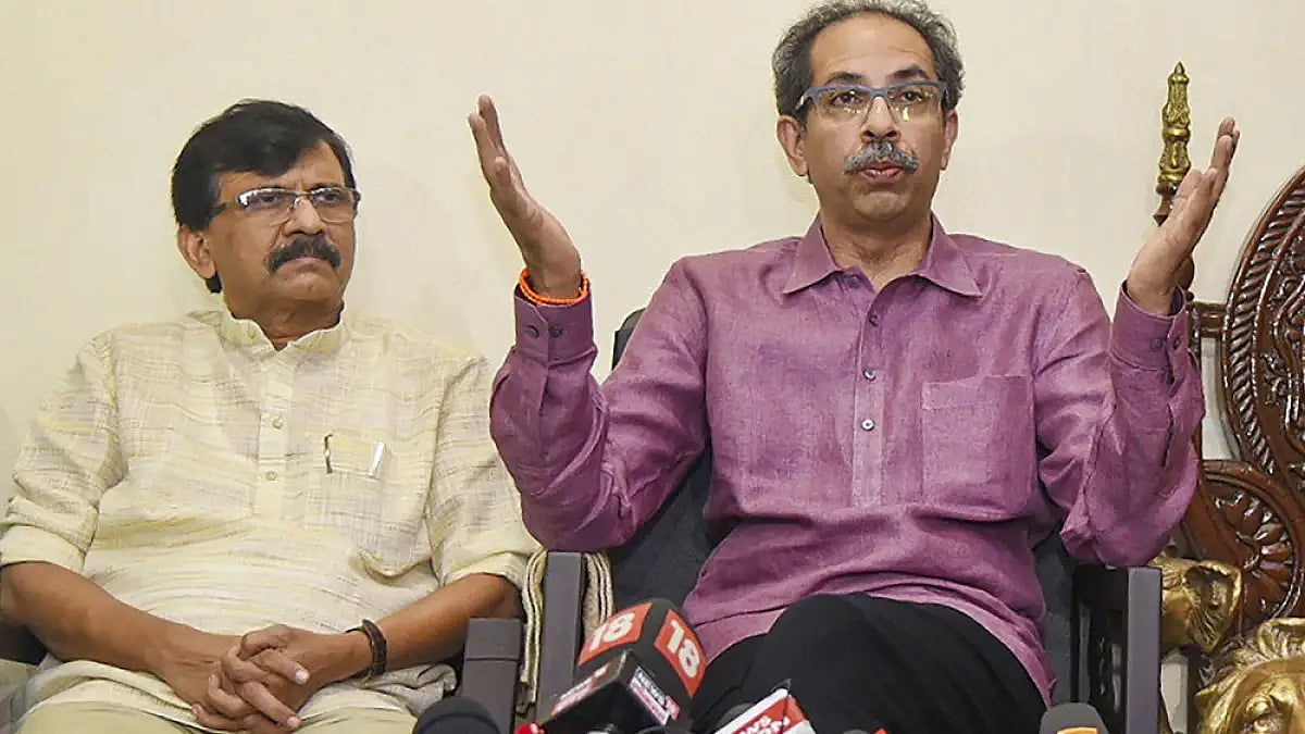 Uddhav Thackeray addresses media 