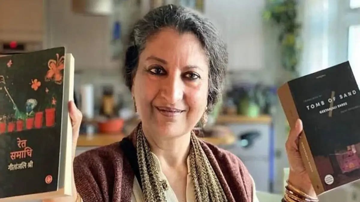 Booker prize winner Geetanjali Shree.