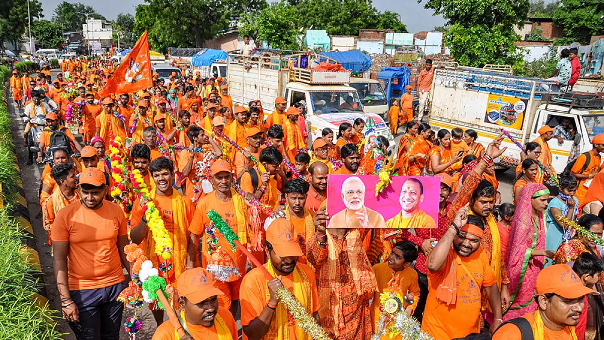 Kanwariyas in Ahmedabad 