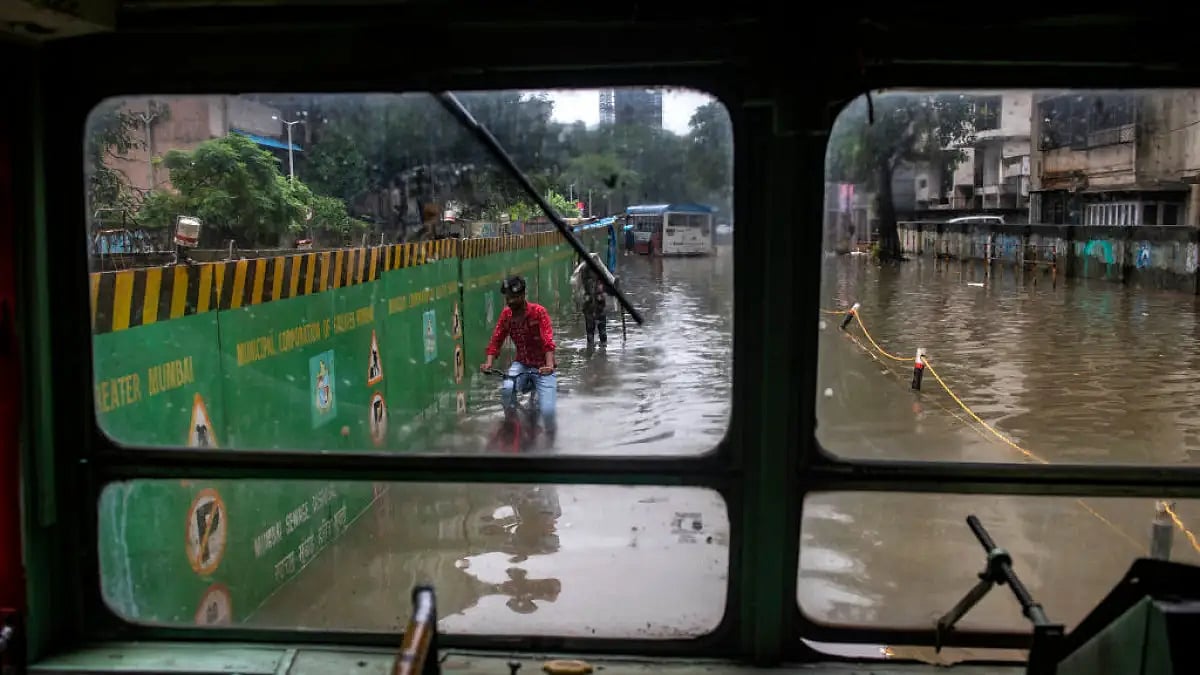 Scene from an urban flooding