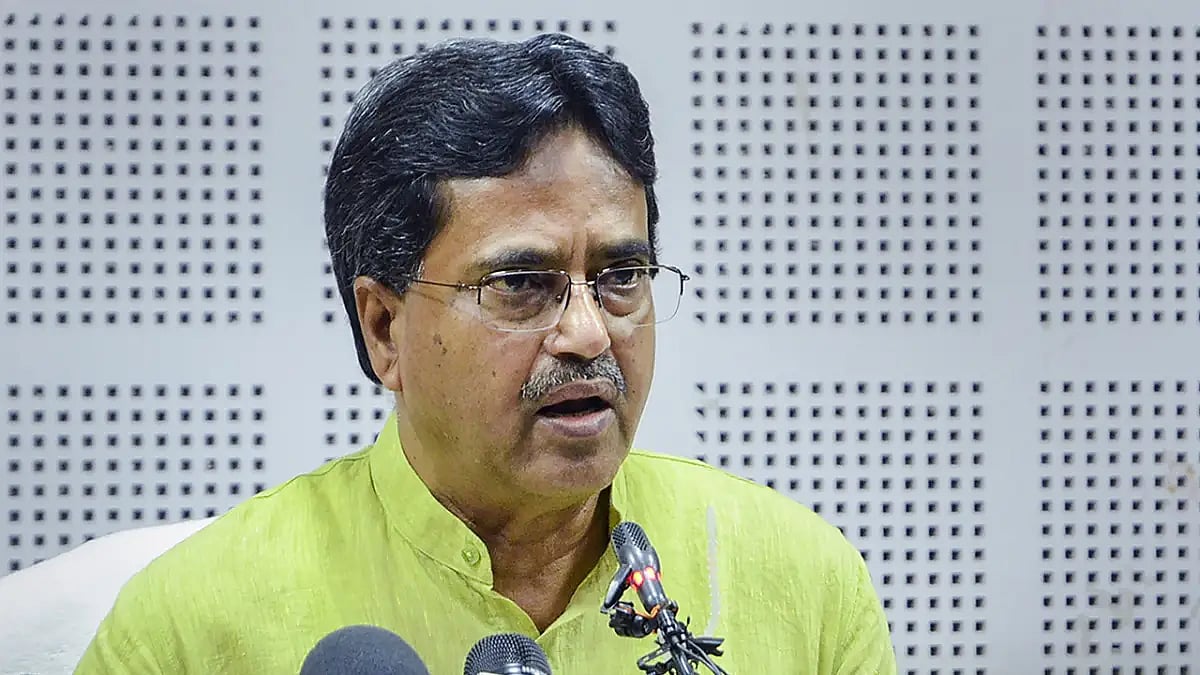 Manik Saha adresses media