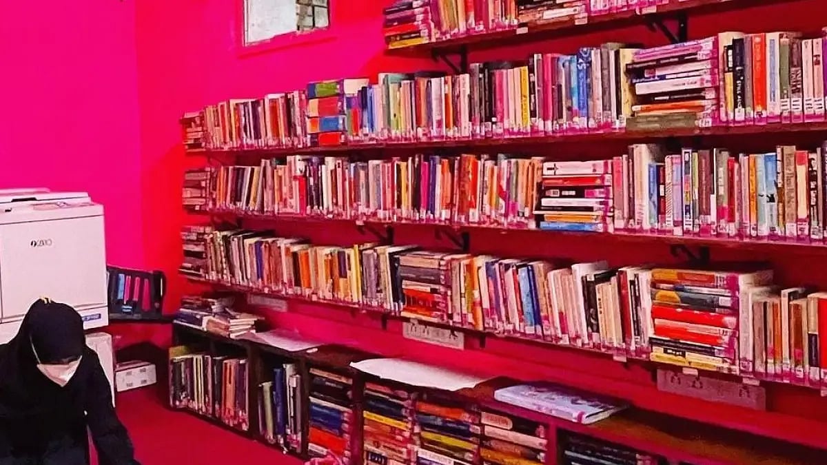  The main focus of the library revolves around the works of women authors