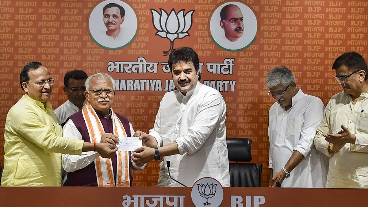 Kuldeep Bishnoi joins BJP 