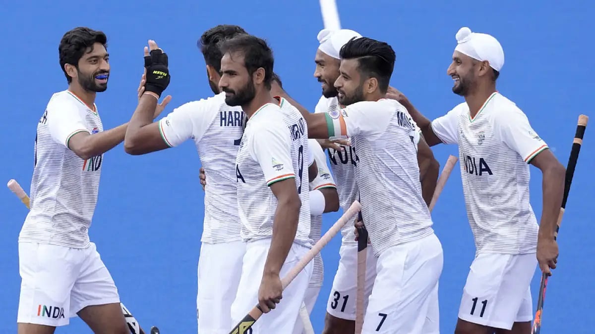 Harmanpreet Singh converted two penalty corners and scored one from the spot while Gurjant Singh struck a field goal.