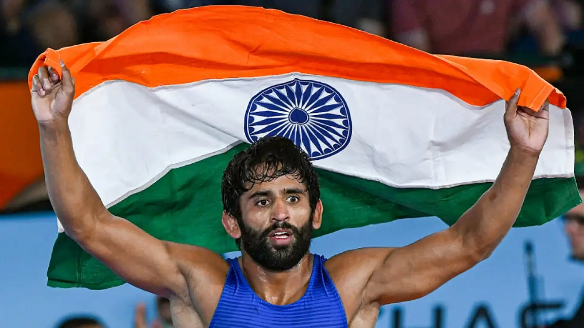 File : India's Bajrang Punia