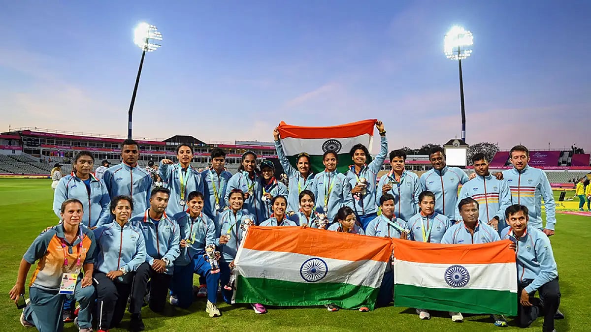 India At Commonwealth Games 2022: Womens Cricket Team Collapses In Chase, Settle For Silver Medal - In Pics