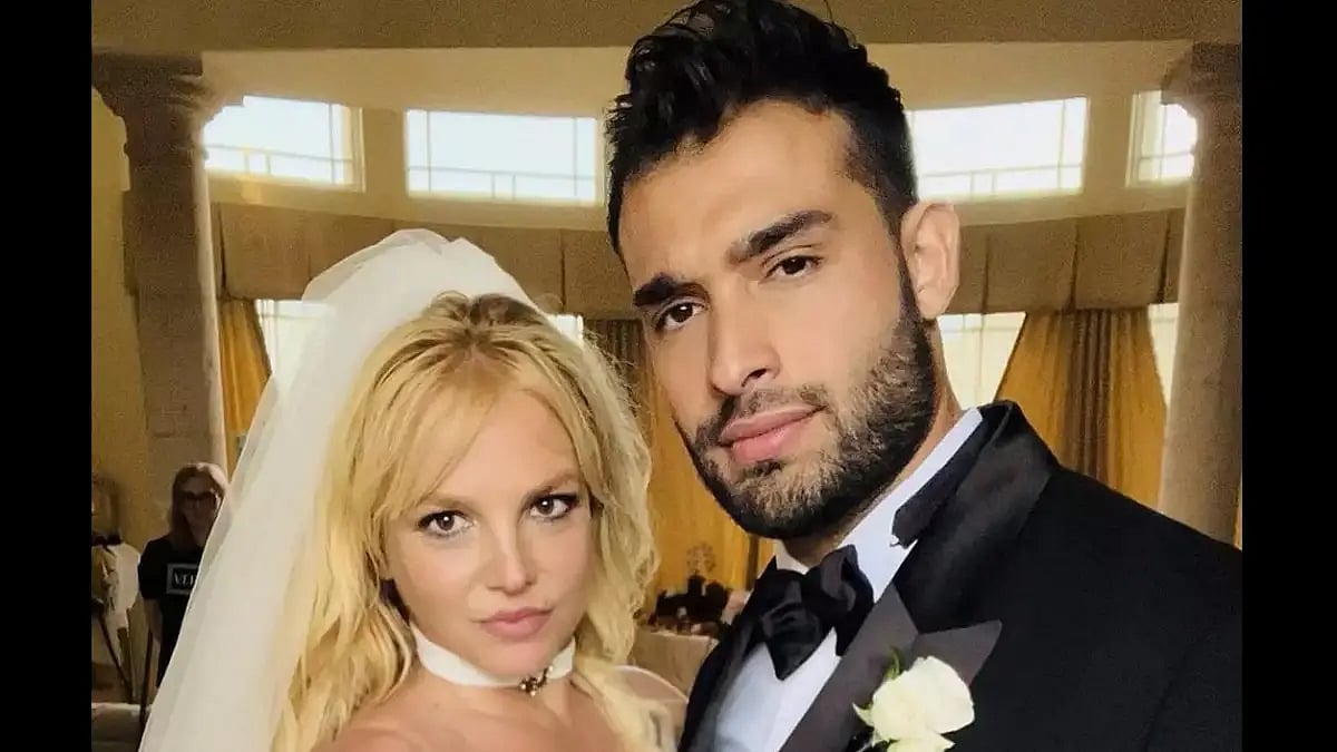 Britney Spears and her husband Sam Asghari