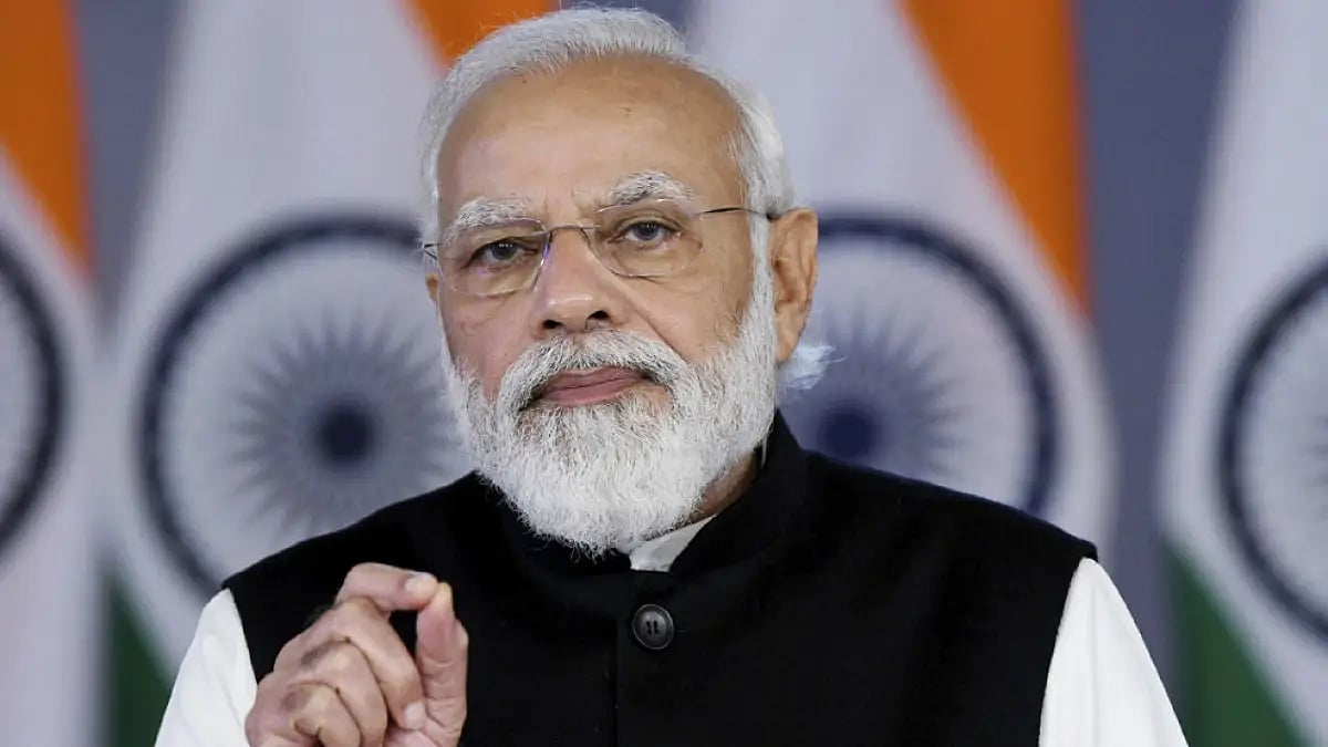 Narendra Modi also congratulated individual members of the Indian contingent who won medals.
