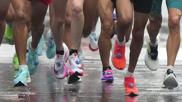 Representative Image: The Mumbai marathon is a World Athletics elite label road race. - File