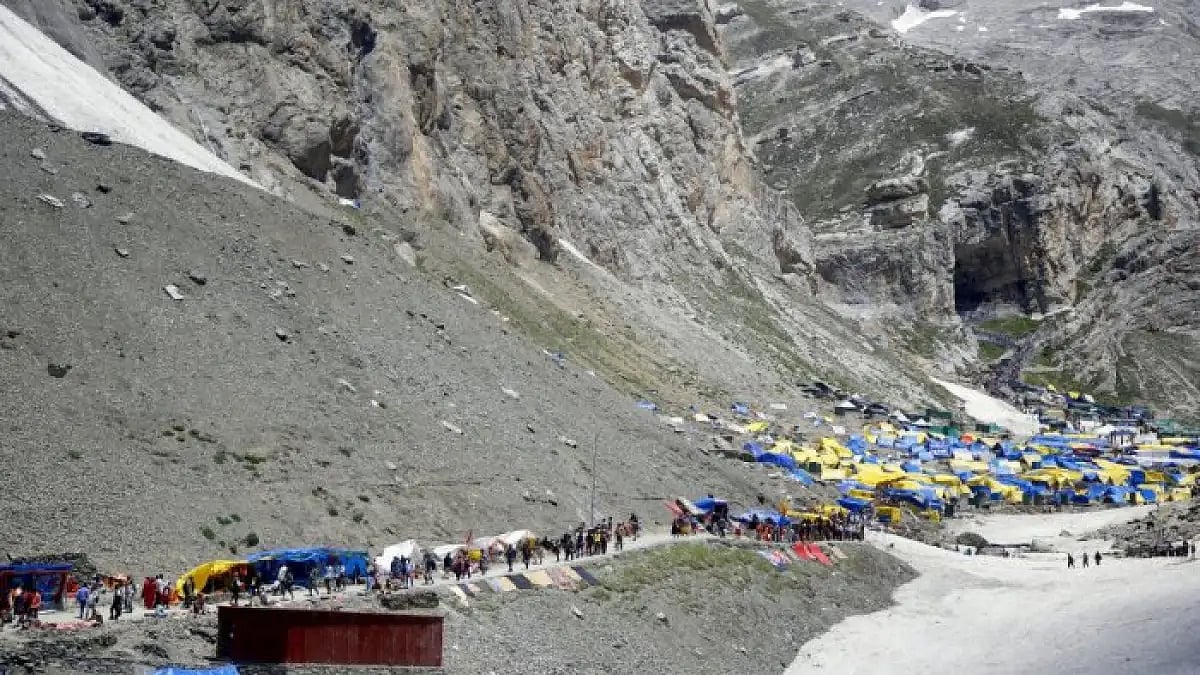 Amarnath Yatra concludes in Kashmir.(File photo)