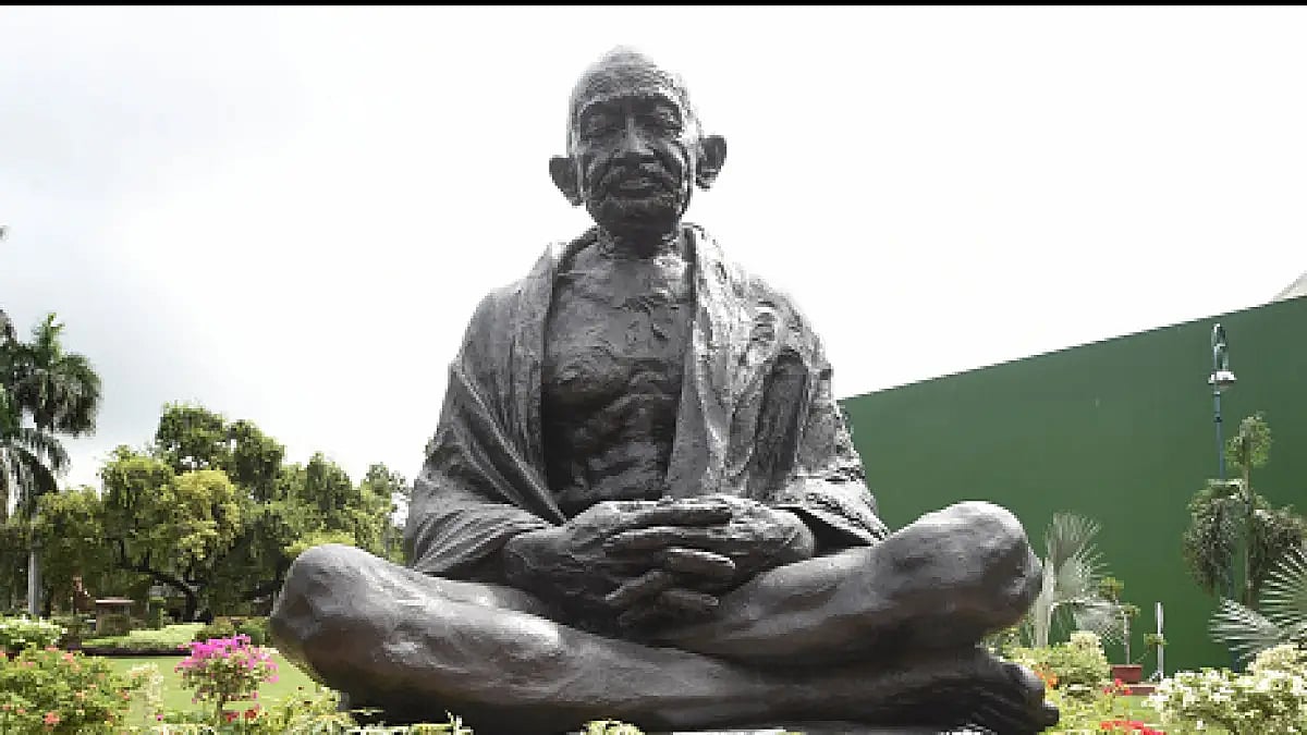 Effigy of Mahatma Gandhi
