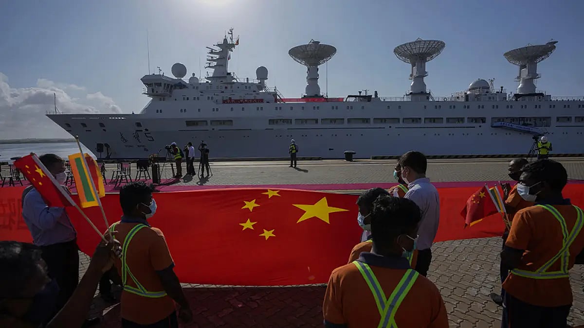 Chinese research ship Yuan Wang 5