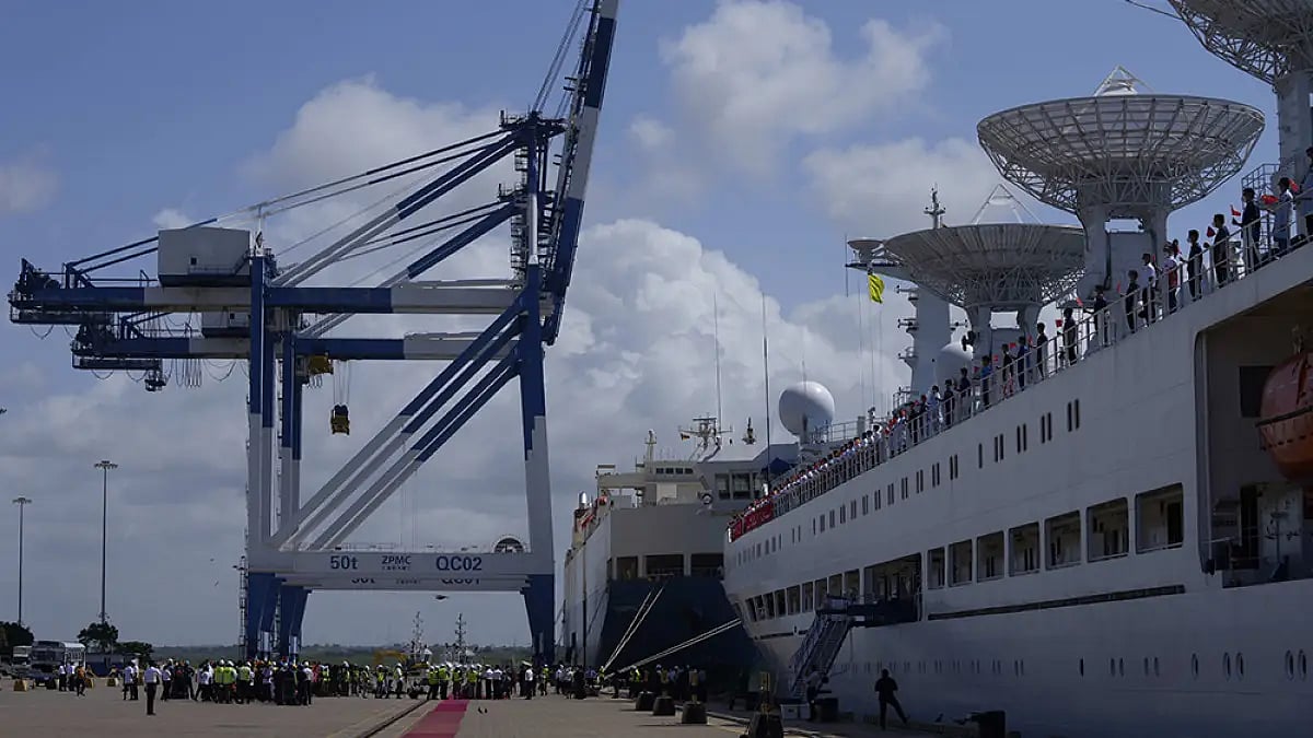 Chinese research ship Yuan Wang 5