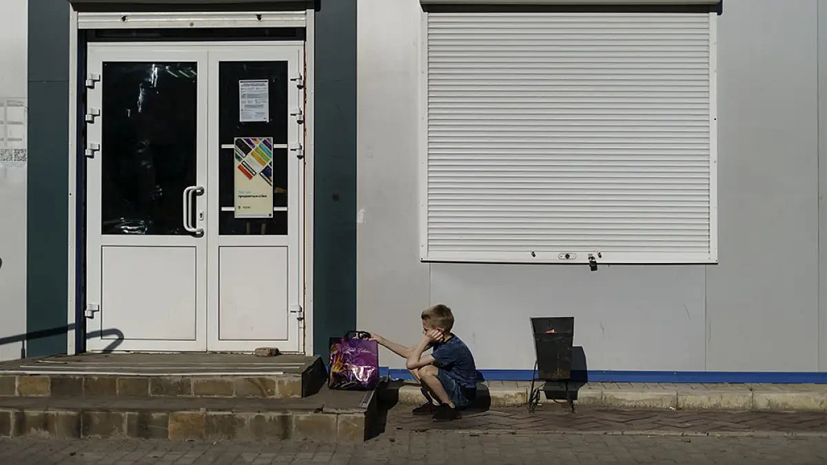 Ukrainian children during Russia-Ukraine war