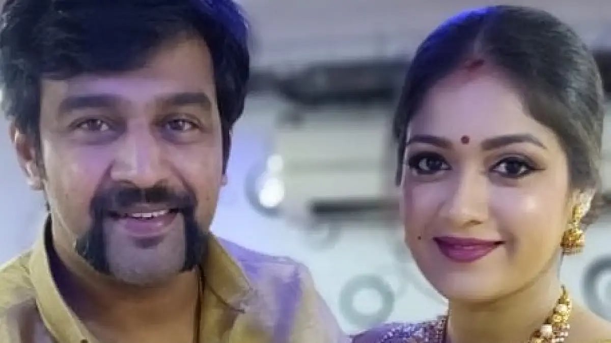 Meghana Raj Sarja and Chiranjeevi Sarja