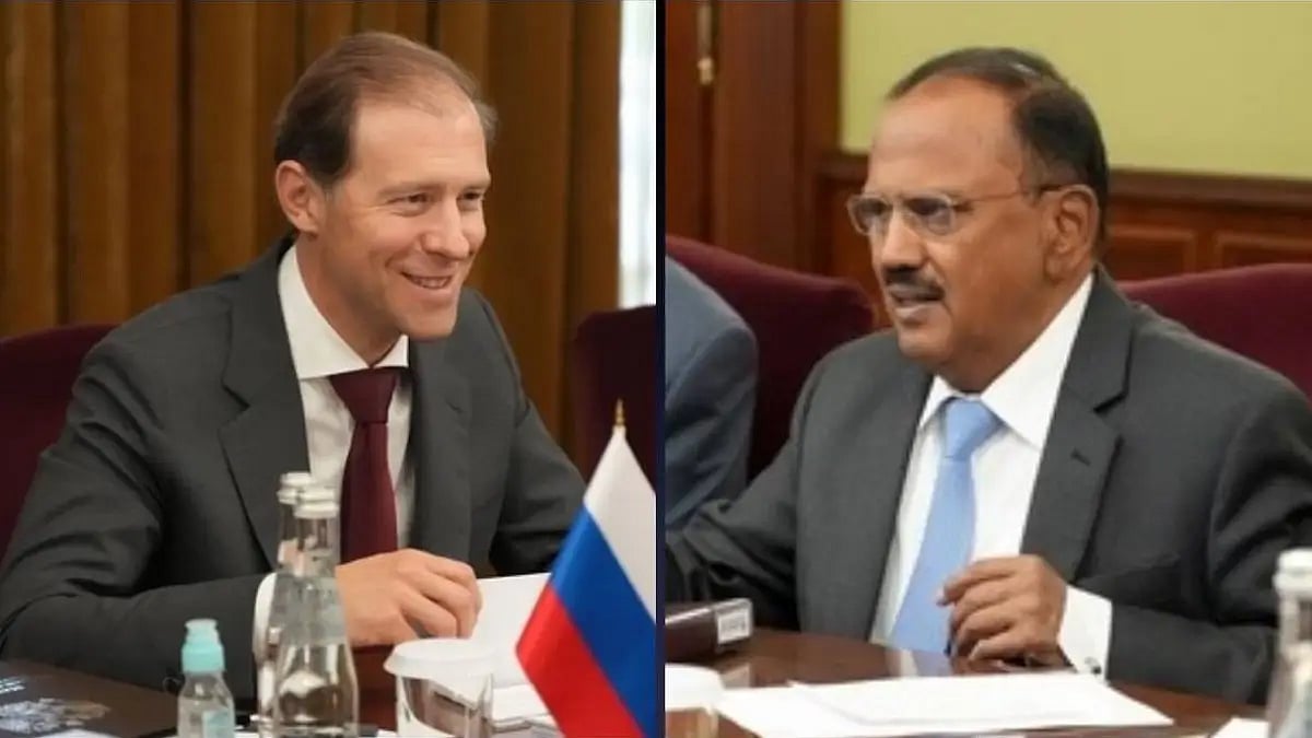 NSA Ajit Doval and Russian Deputy Prime Minister Denis Manturov held talks in Moscow 