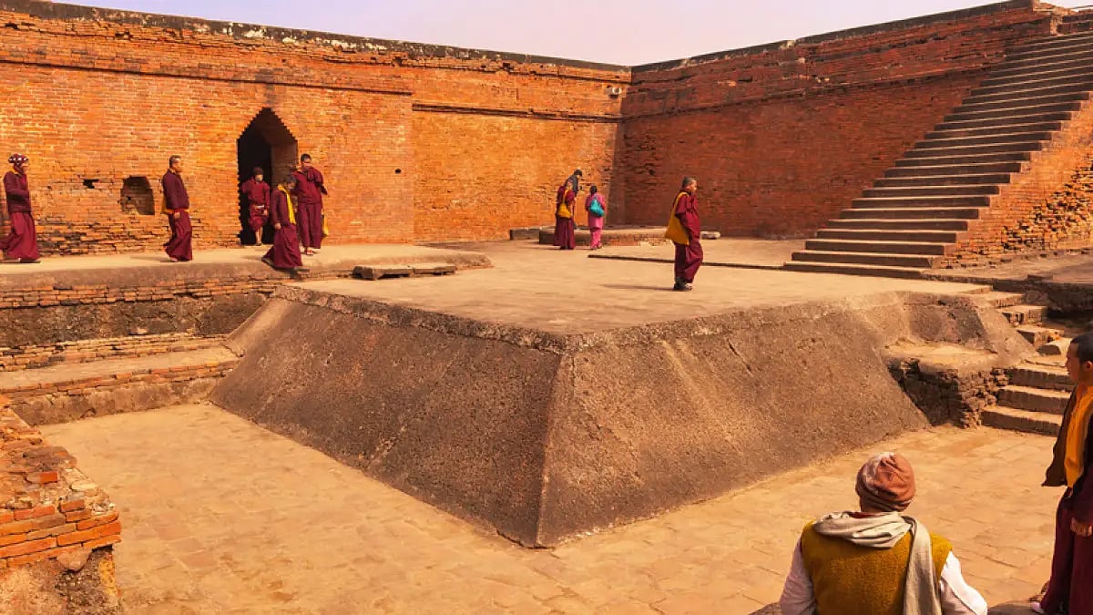 'Footsteps Of Buddha': Monks From Bhutan On A Trip To India